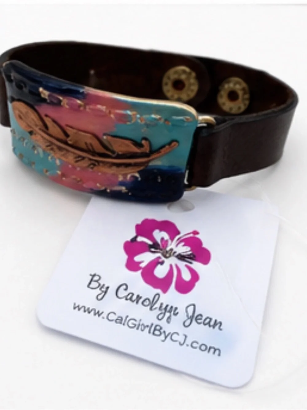 Caligirl leather bracelet
